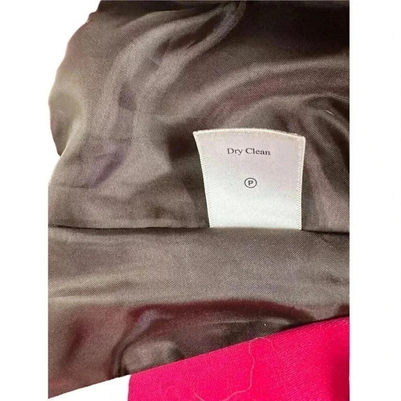 Coldwater Creek pink 3/4 Sleeve Women’s Size 14 Embroidered Jacket Button Up - Picture 7 of 8